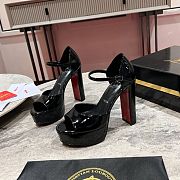 Chrisitian Louboutin Sandaloo - 130 mm Sandals - Patent calf leather - 1