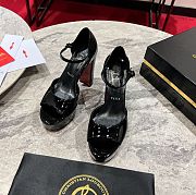Chrisitian Louboutin Sandaloo - 130 mm Sandals - Patent calf leather - 4