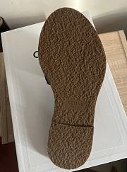 	 Celine Lympia Mule In Black Raffia - 2