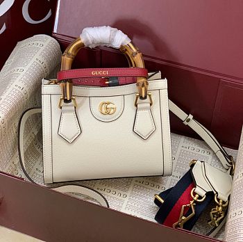 Gucci Diana small white tote bag - 20*16*10cm