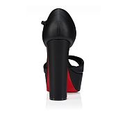 Chrisitian Louboutin Sandaloo 130 mm Strappy sandals Black Nappa leather - 4