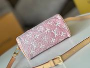 Louis Vuitton Mini Speedy in pink denim - 16x10x7.5CM - 6