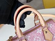 Louis Vuitton Mini Speedy in pink denim - 16x10x7.5CM - 3