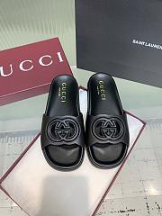 Gucci Interlocking G slide sandal leather - 2