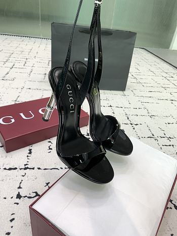 Gucci slingback sandal leather 9.5cm