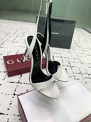 Gucci slingback sandal leather 9.5cm - 4
