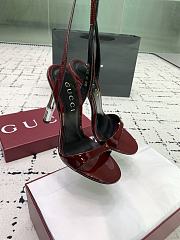 Gucci slingback sandal leather 9.5cm - 3