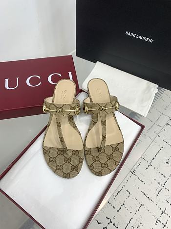 Gucci GG Thong Flat Slides