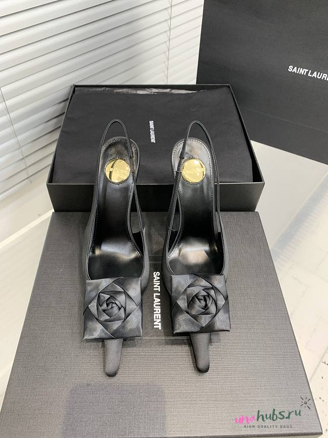 YSL Heels Black 11cm - 1
