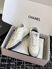 Chanel Shiny calfskin, calfskin & suede calfskin, white Sneakers - 6