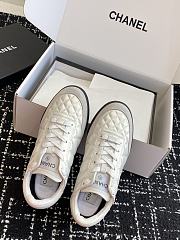 Chanel Shiny calfskin, calfskin & suede calfskin, white Sneakers - 2