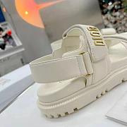 Dior Dioract Sandal White Lambskin - 3