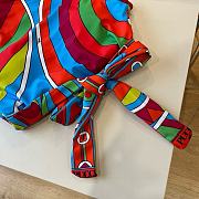 Pucci Iride open-back swimsuit in multicoloured - 5
