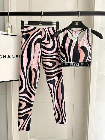 PUCCI Marmo-print Pink Set