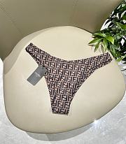 Fendi FF Motif Brown Bikini - 3