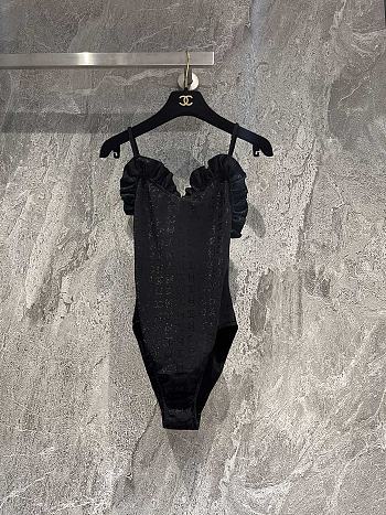 Chanel One Piece CC Logo Swimwear