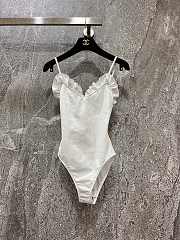 Chanel One Piece CC Logo Swimwear - 2