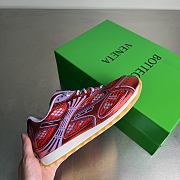 	 Bottega Veneta Men's Orbit Sneaker in Red - 4