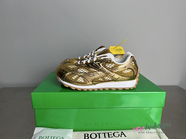 	 Bottega Veneta Men's Orbit Sneaker in Gold - 1