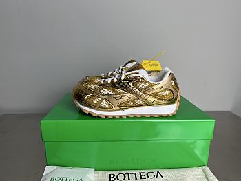 	 Bottega Veneta Men's Orbit Sneaker in Gold