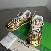 	 Bottega Veneta Men's Orbit Sneaker in Gold - 6