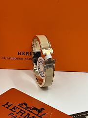 Hermes Clic H bracelet Creme 1.2cm - 4