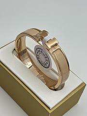 Hermes Clic H bracelet Creme 1.2cm - 2