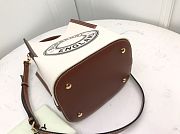Burberry Small Logo Graphic Cotton Canvas Peggy Bucket Bag  - 21 x 16.5 x 25cm - 6