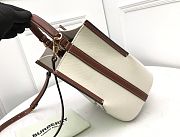 Burberry Small Logo Graphic Cotton Canvas Peggy Bucket Bag  - 21 x 16.5 x 25cm - 4