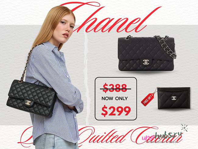 Chanel Jumbo Double Flap Bag Original Caviar Leather silver hardware - 1