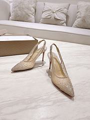 Christian Louboutin Follies Strass Sling 10cm - 3