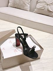 CHRISTIAN LOUBOUTIN Atmospheria 85mm embellished leather sandals - 5