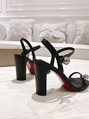 CHRISTIAN LOUBOUTIN Atmospheria 85mm embellished leather sandals - 4
