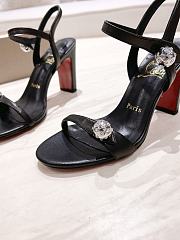 CHRISTIAN LOUBOUTIN Atmospheria 85mm embellished leather sandals - 3