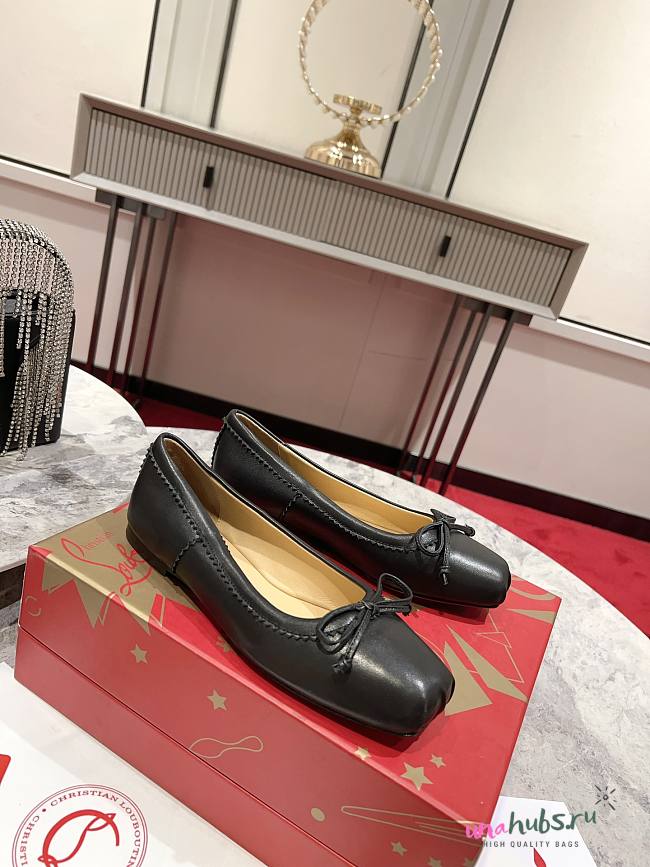 Christian Louboutin Ballerina Flats Black/Nude/Beige - 1