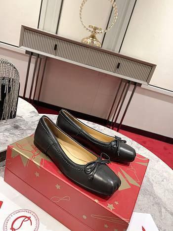 Christian Louboutin Ballerina Flats Black/Nude/Beige