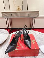 Christian Louboutin Hot Chick Leather Red Sole Slingback Pumps 11cm - 3