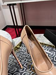 Christian Louboutin Sporty Kate 100 beige leather pumps - 3