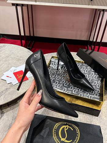 	 Christian Louboutin Sporty Kate 100 black leather pumps