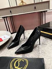 	 Christian Louboutin Sporty Kate 100 black leather pumps - 6