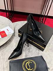 	 Christian Louboutin Sporty Kate 100 black leather pumps - 4