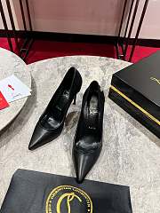 	 Christian Louboutin Sporty Kate 100 black leather pumps - 2
