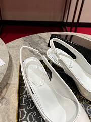 	 Christian Louboutin Sporty Kate Sling White 85mm - 4