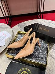 	 Christian Louboutin Sporty Kate Sling Beige 85mm - 3