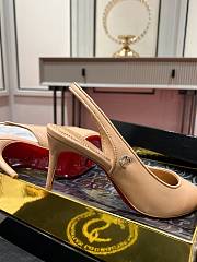 	 Christian Louboutin Sporty Kate Sling Beige 85mm - 2