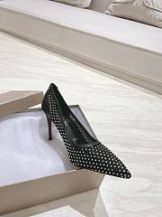 Christian Louboutin Apostropha Mesh Strass 80 Black Mesh - 2