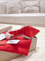 Christian Louboutin Queenissima Embellished Red Sole Slingback Pumps - 2