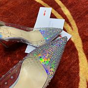 Christian Louboutin Degrastrass 100 PVC and leather pumps in multicoloured - 3