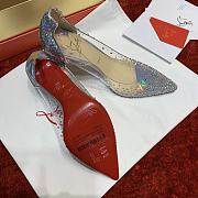 	 Christian Louboutin Degrastrass 100 PVC and sequins pumps in multicoloured - 6