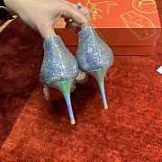 	 Christian Louboutin Degrastrass 100 PVC and sequins pumps in multicoloured - 4